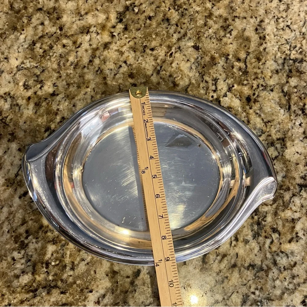 1847 Rogers & Bros Silverplate Tray FLAIR Modernism VTG‎